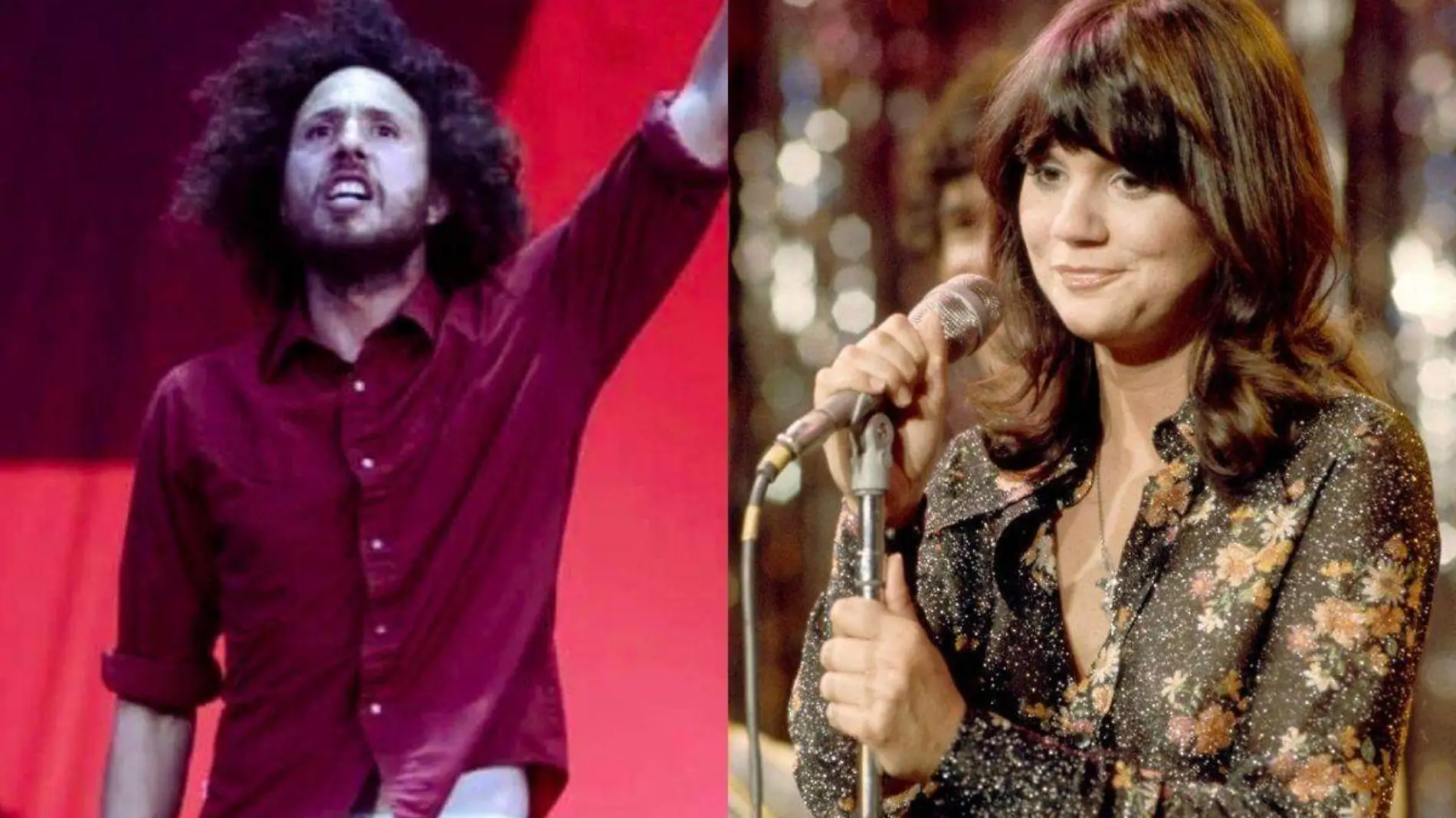 Zach de la Rocha y Linda Ronstadt